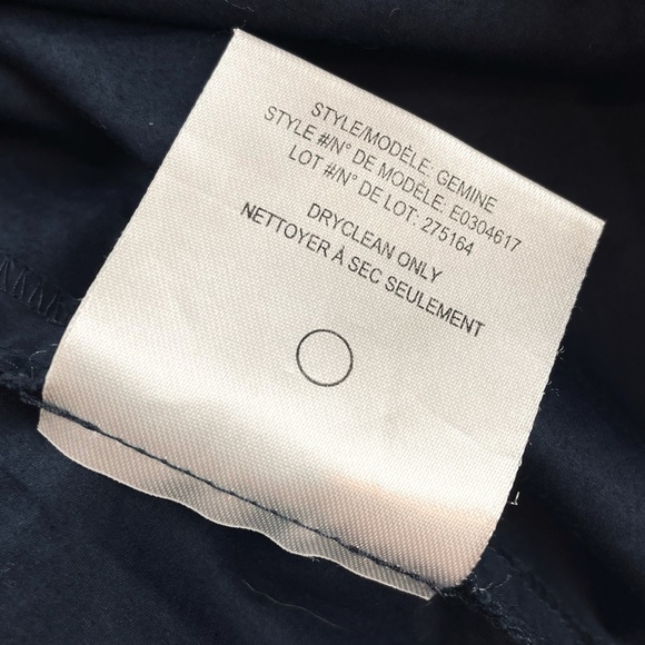 THEORY • Navy Blue Gemine Sleeveless Tiered A-Line Mini Dress - Picture 13 of 16